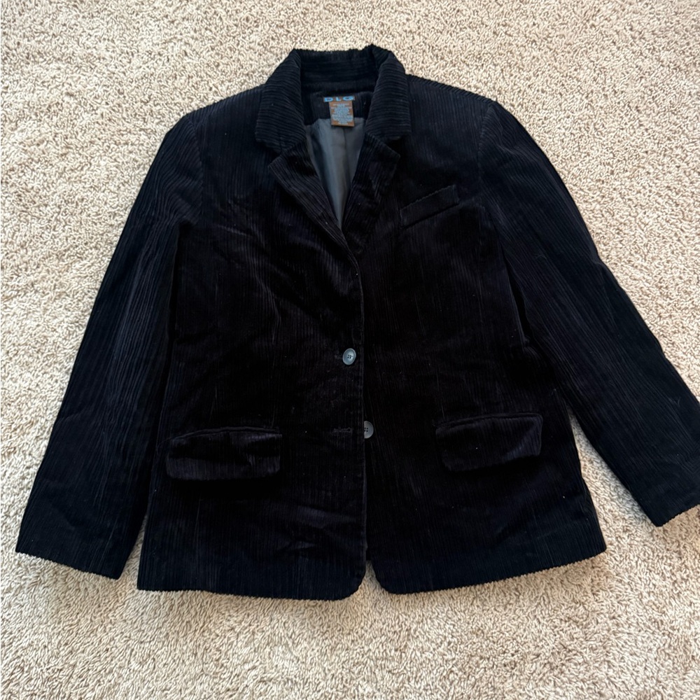 Women's Black Corduroy Jacket